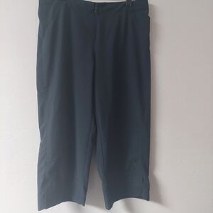 Sugoi Black Cropped Cycling Pants Front Zip Women‎ Small